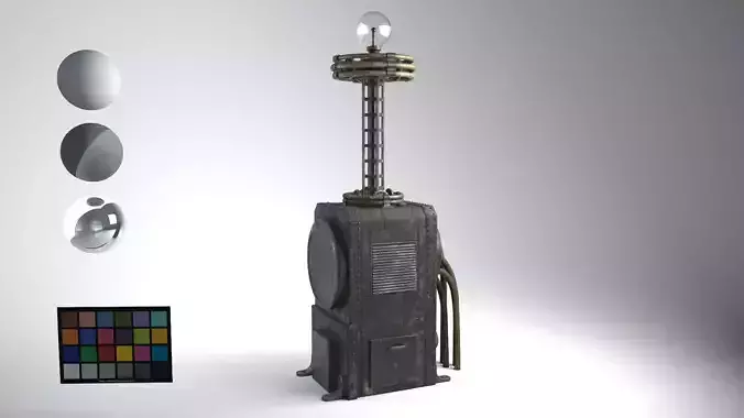 Tesla Coil up retro