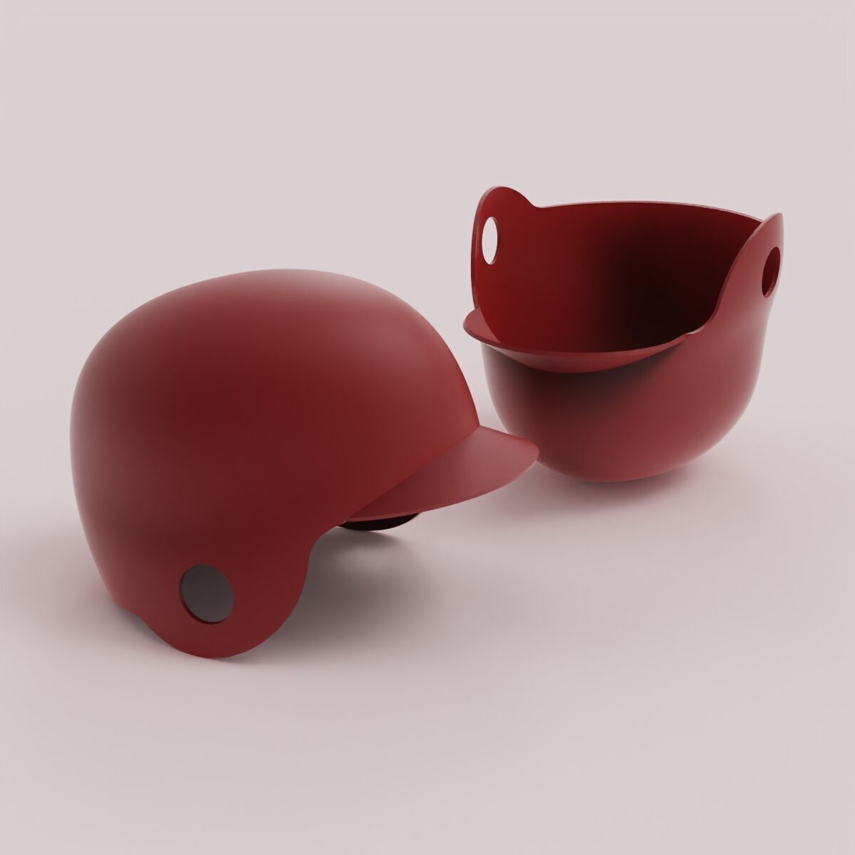 Helmet 3D print model_9