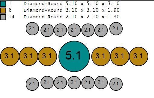 Top Diamond Men Ring STL 3DM 2MR023 3D print model_4