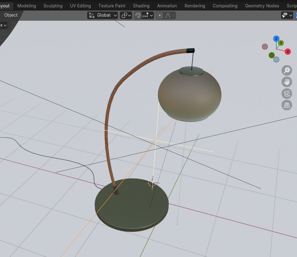 Floor Lamp 3D Model for Modern Interiors 3D model_4