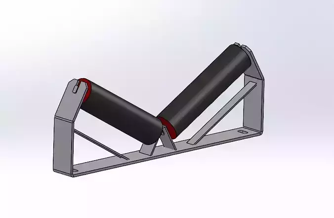 Parametric Conveyor Station  SolidWorks Configurable Model 3D model