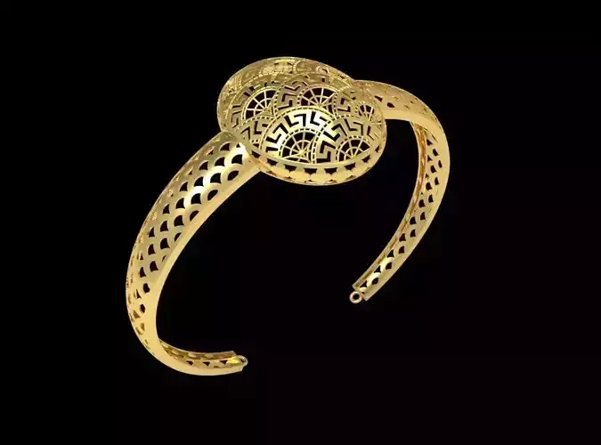 Fusion Gold Wristband RABBW10 3D print model