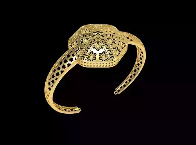 Fusion Gold Wristband RABBW11 3D print model