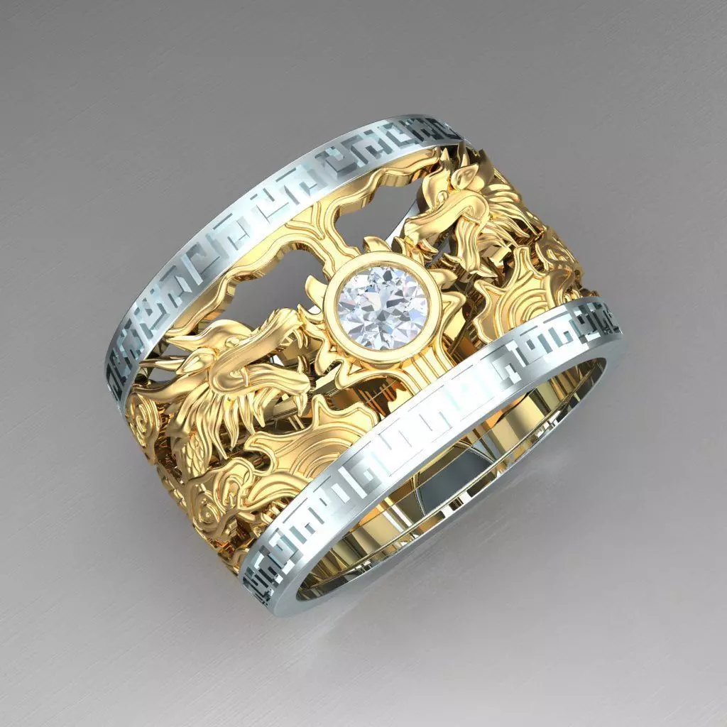 Man Ring New Design 3MR089 3D model