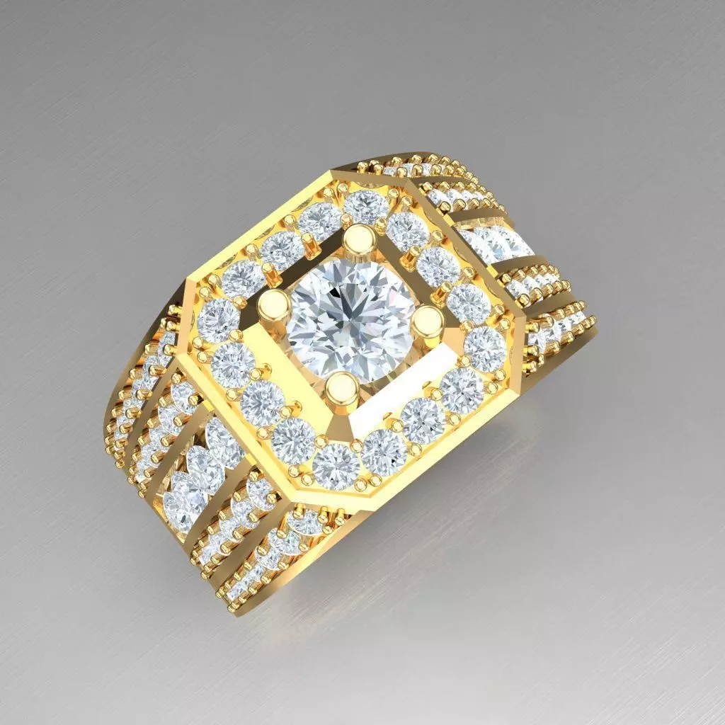 Man Ring New Design 3MR092 3D model_0