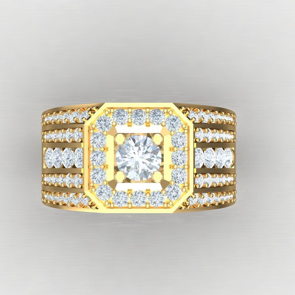 Man Ring New Design 3MR092 3D model_8