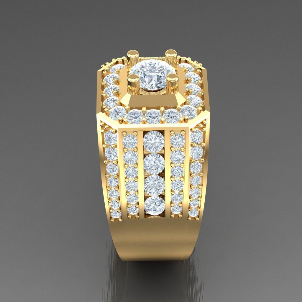 Man Ring New Design 3MR092 3D model_11