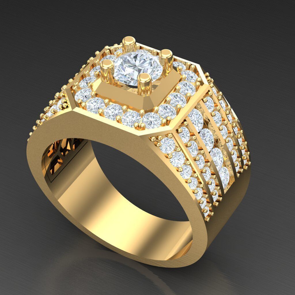 Man Ring New Design 3MR092 3D model_6