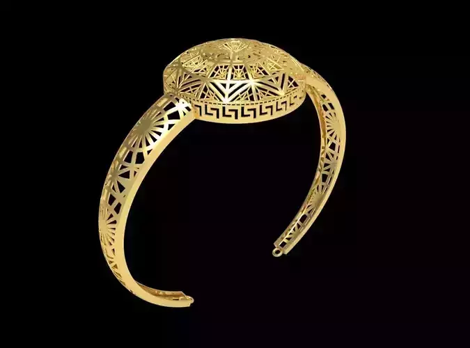 Fusion Gold Wristband RABBW14 3D print model