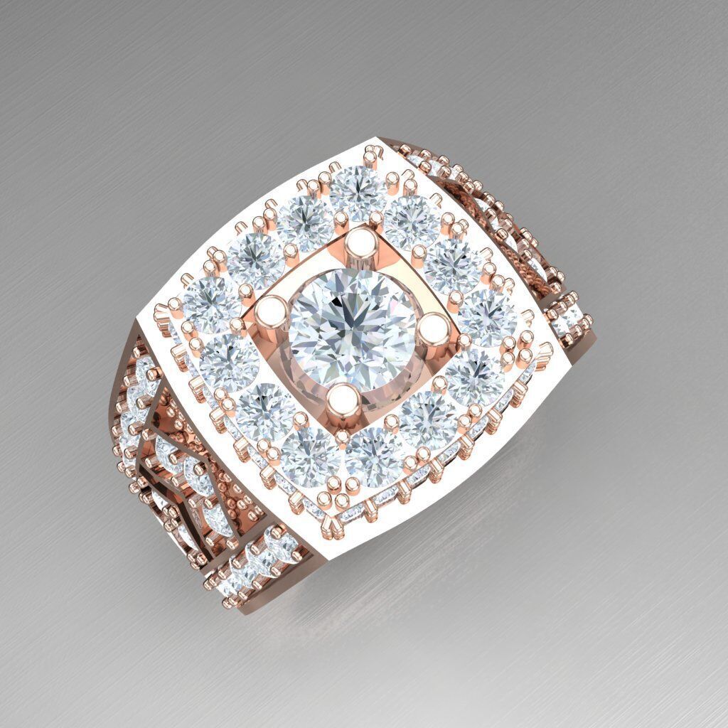 Man Ring New Design 3MR093 3D model_9