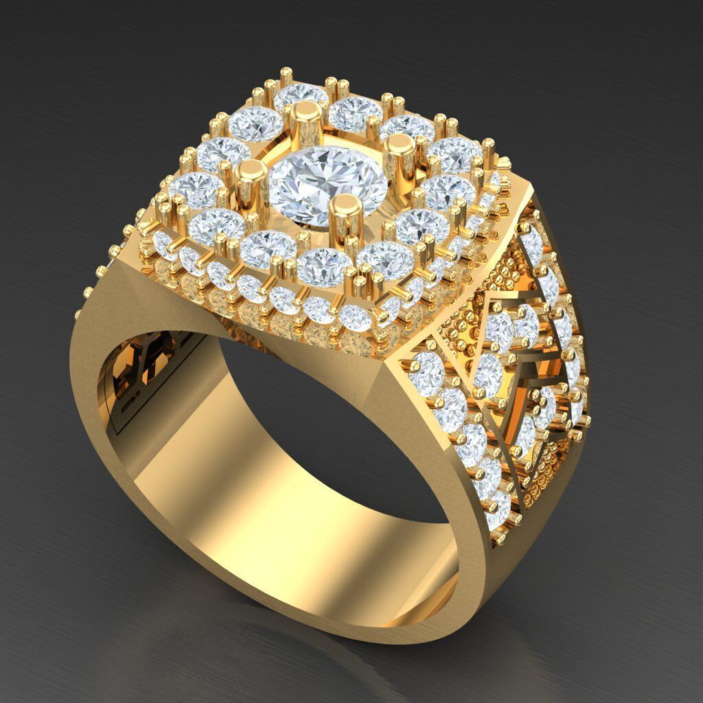 Man Ring New Design 3MR093 3D model_6