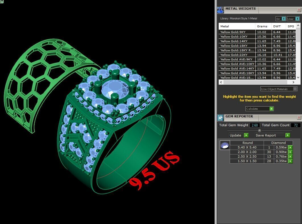 Man Ring New Design 3MR093 3D model_12