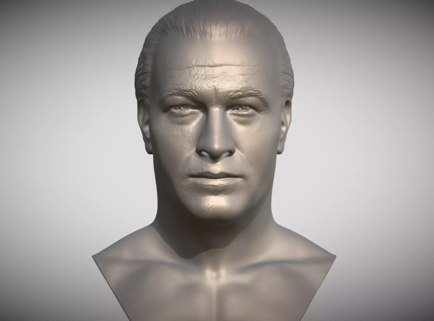 Steven Seagal bust 3D print model_0