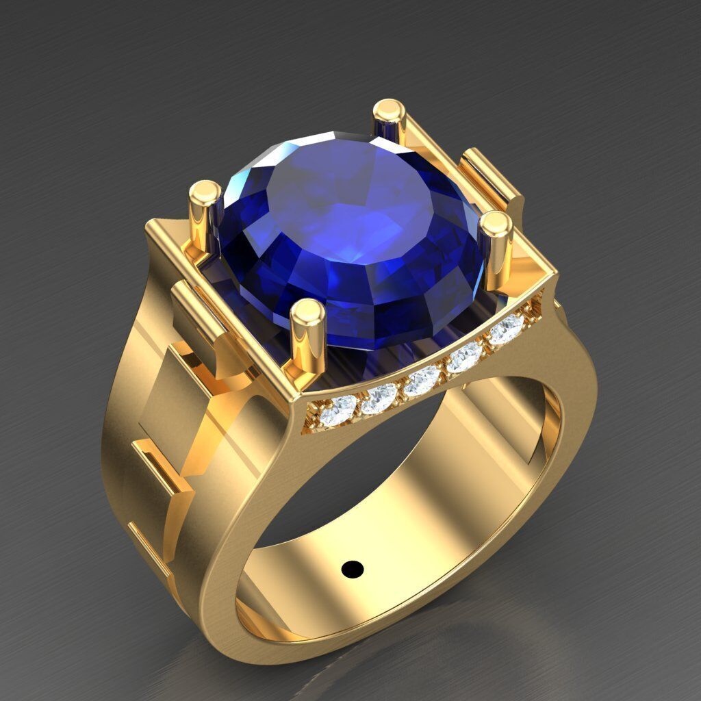 Man Ring New Design 3MR099 3D model_1