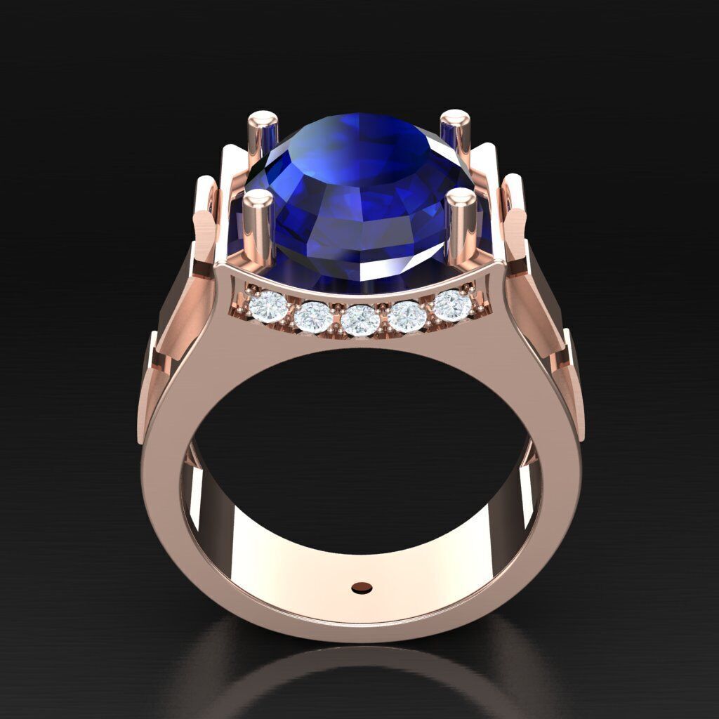 Man Ring New Design 3MR099 3D model_3