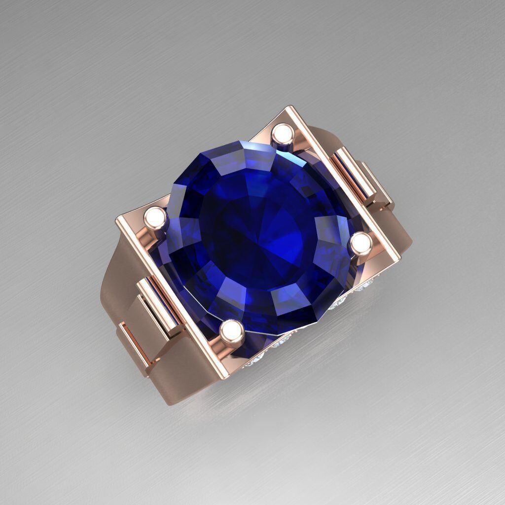 Man Ring New Design 3MR099 3D model_9