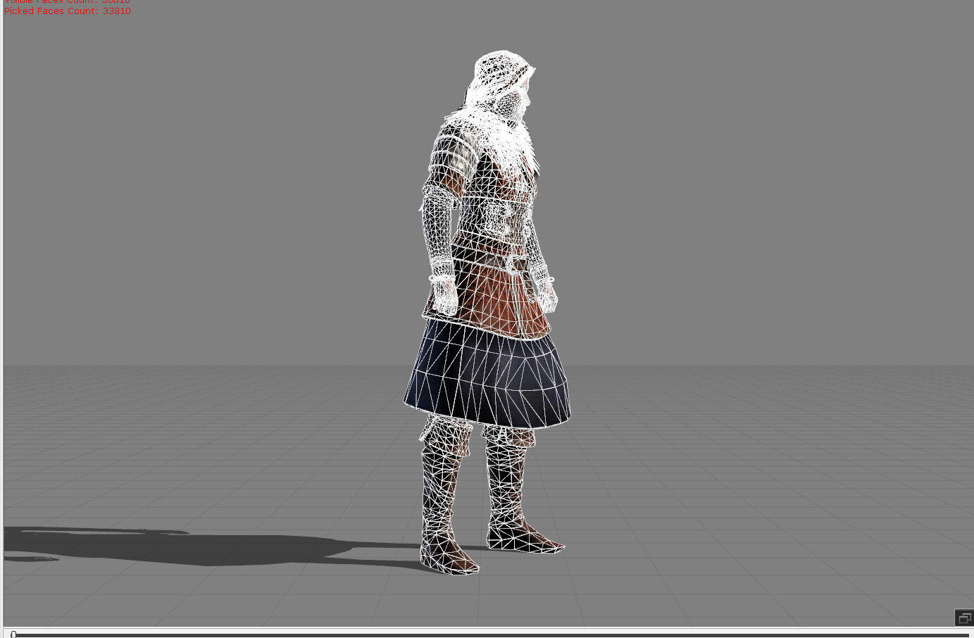 Cerys An Craite The Witcher 3 HD Super Model 3D model_5