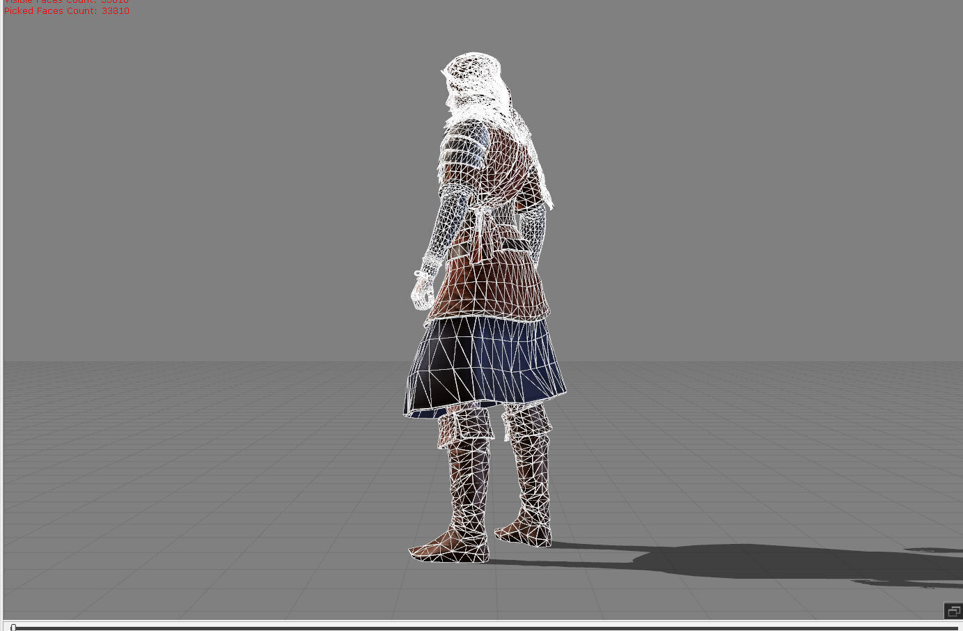 Cerys An Craite The Witcher 3 HD Super Model 3D model_6