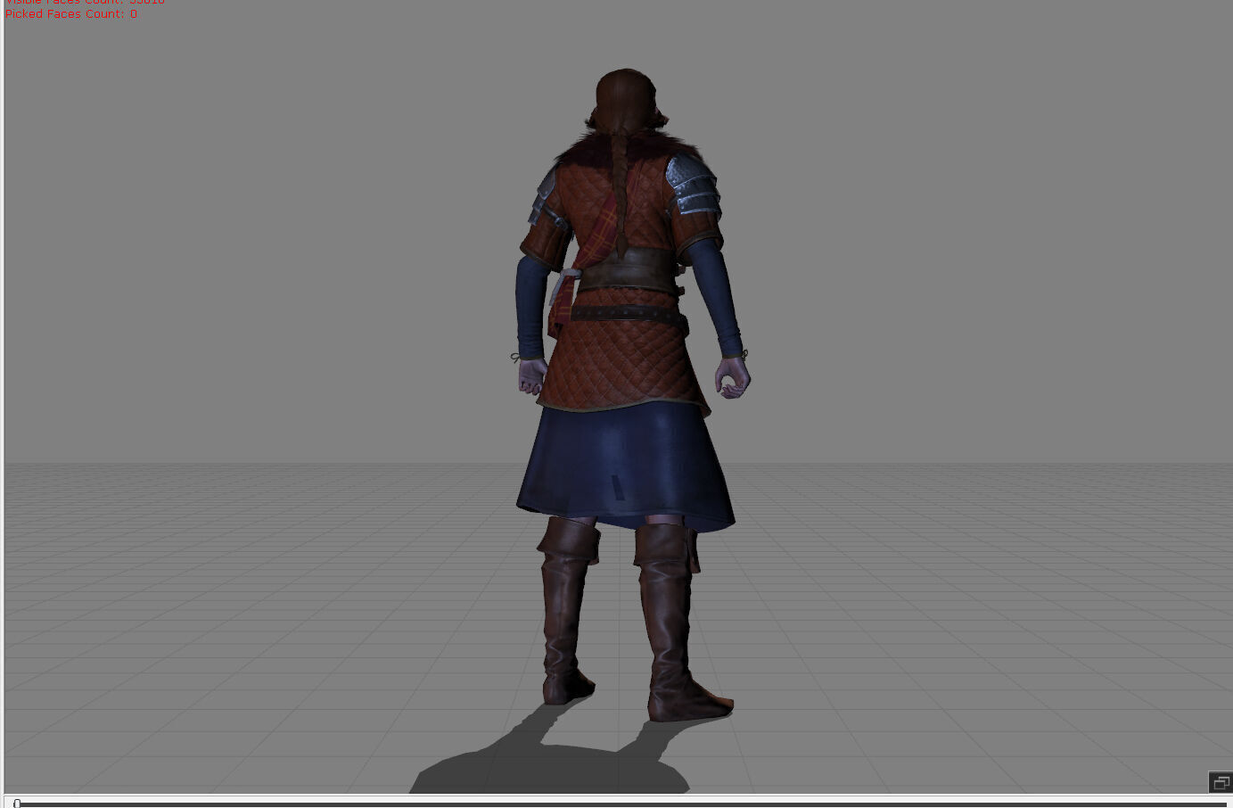 Cerys An Craite The Witcher 3 HD Super Model 3D model_3