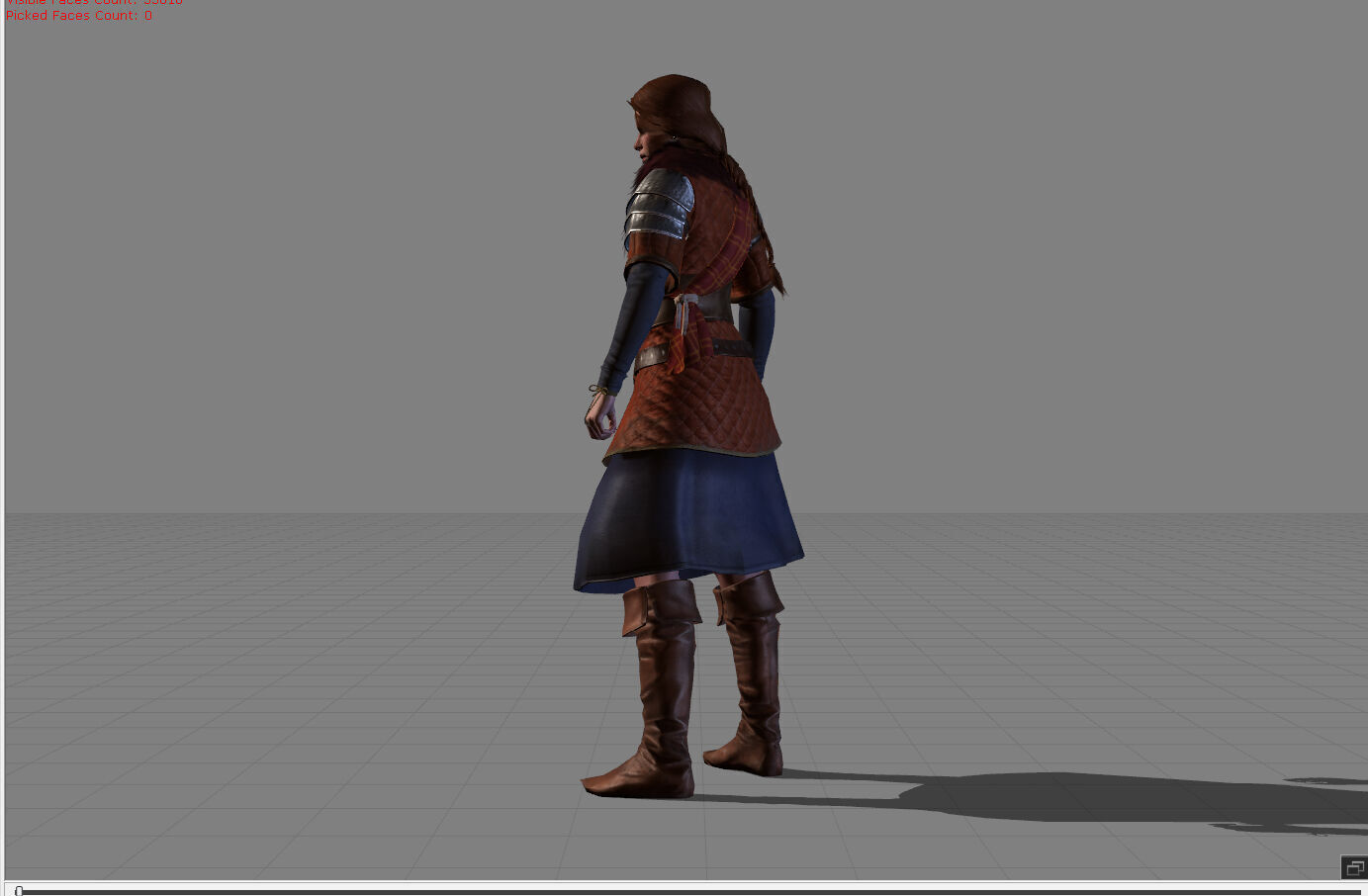 Cerys An Craite The Witcher 3 HD Super Model 3D model_2