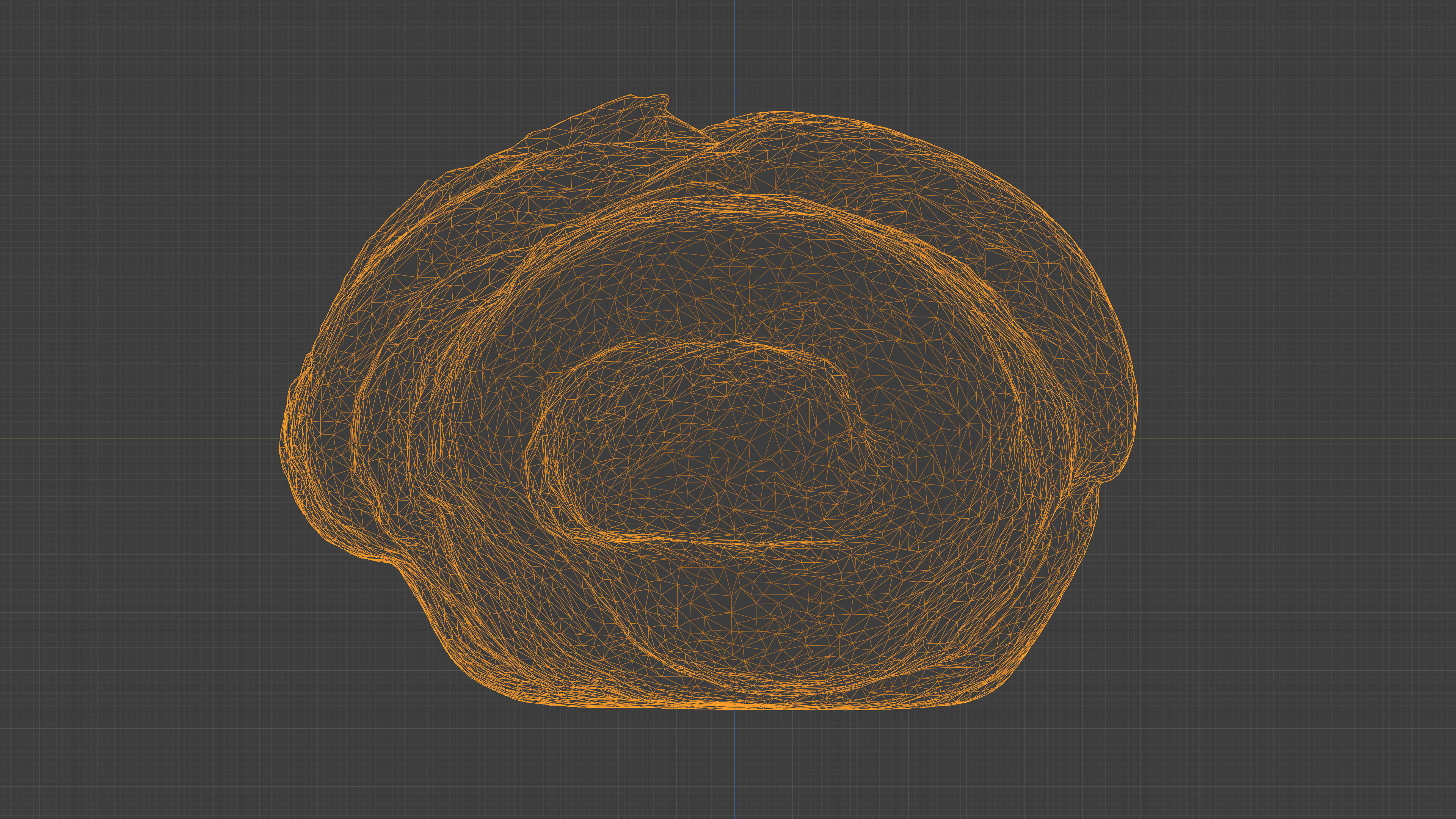 Photorealistic 3D scan of sweet croissant Low-poly 3D model_29