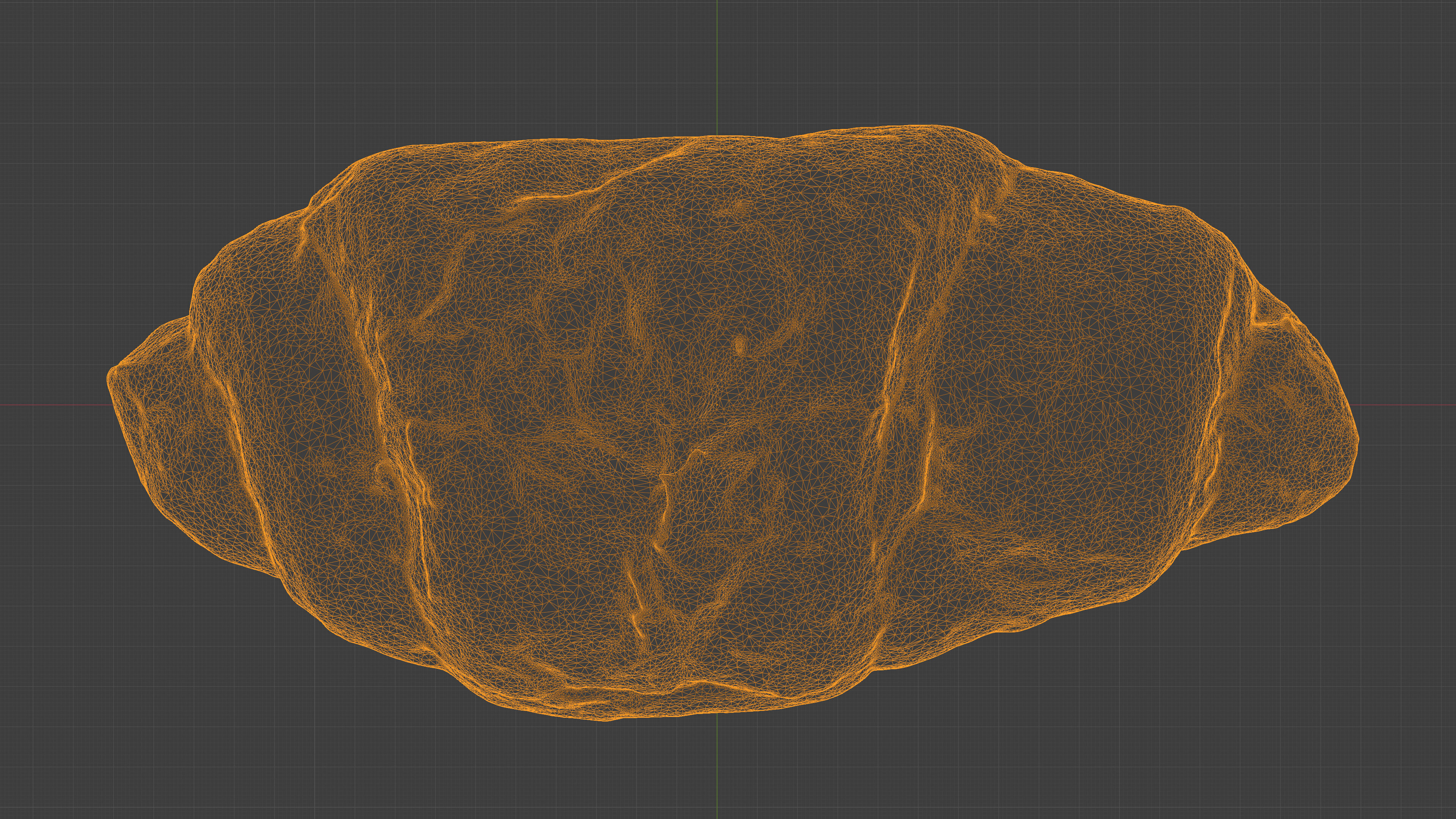 Photorealistic 3D scan of sweet croissant Low-poly 3D model_37