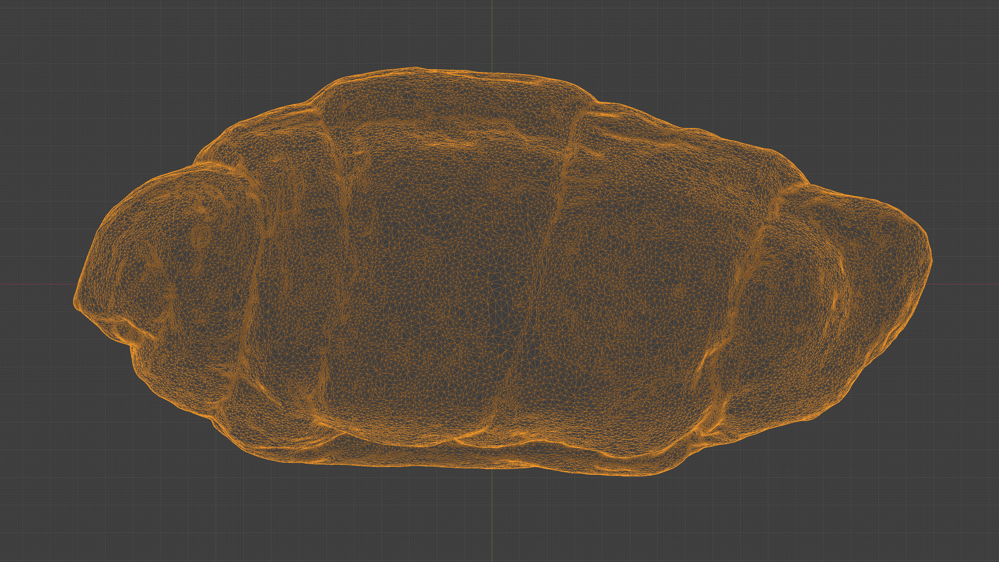 Photorealistic 3D scan of sweet croissant Low-poly 3D model_38