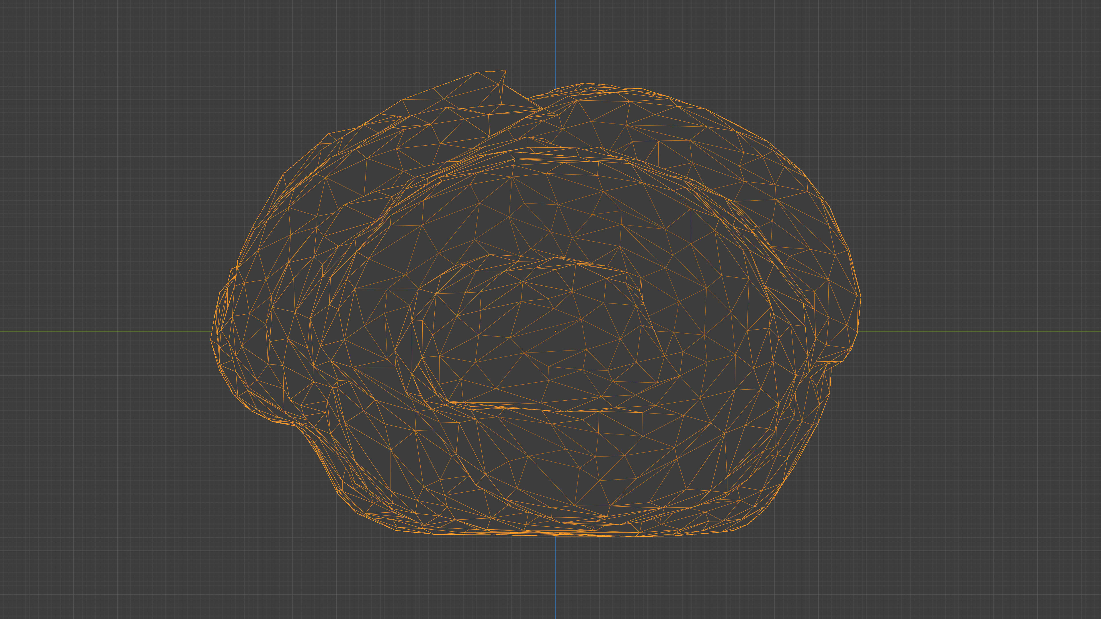Photorealistic 3D scan of sweet croissant Low-poly 3D model_23