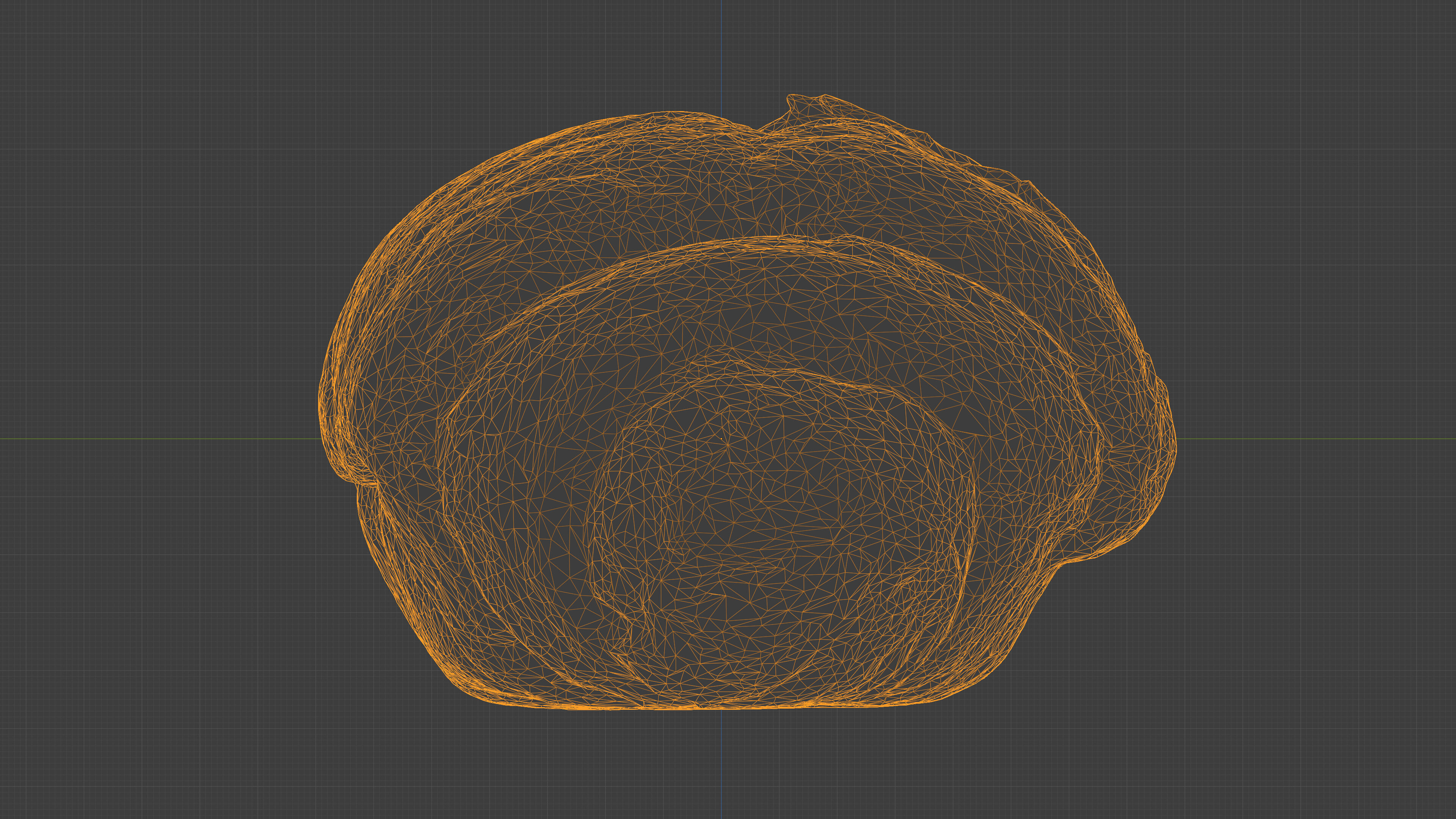 Photorealistic 3D scan of sweet croissant Low-poly 3D model_30