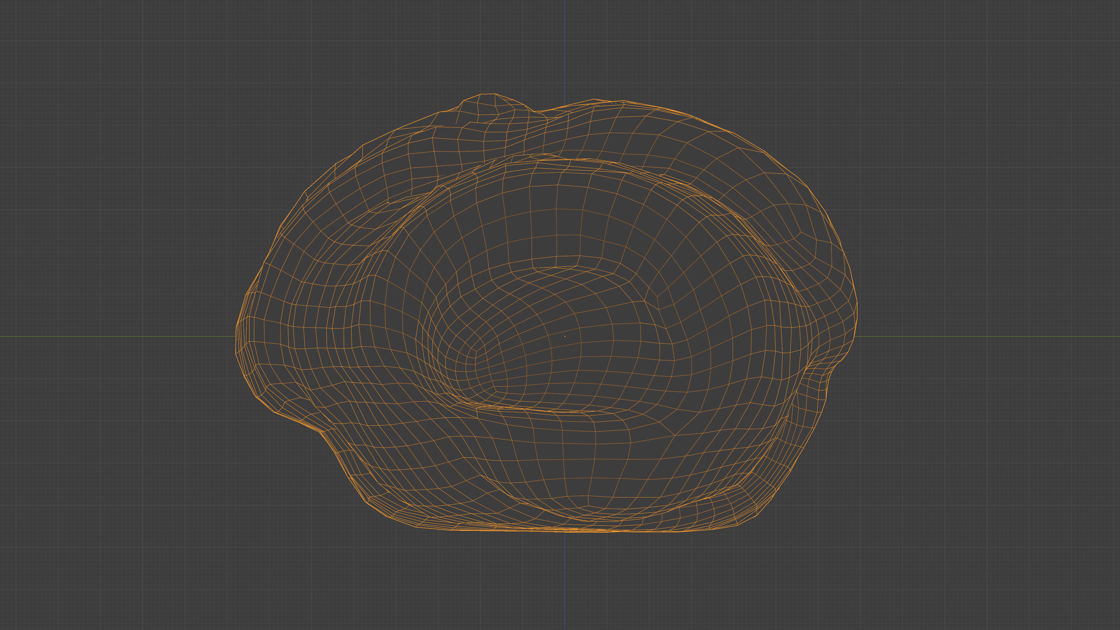 Photorealistic 3D scan of sweet croissant Low-poly 3D model_17
