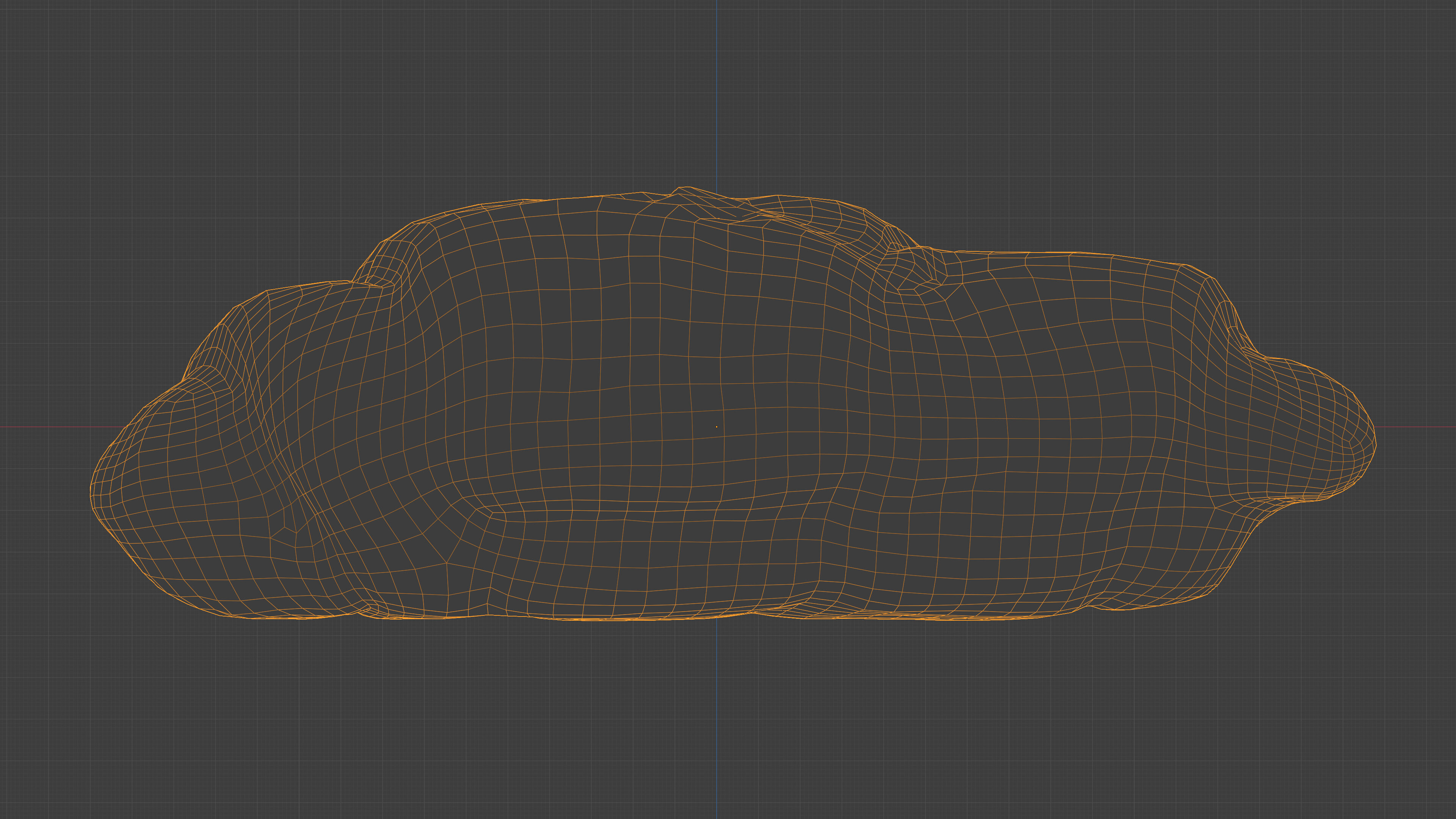 Photorealistic 3D scan of sweet croissant Low-poly 3D model_4