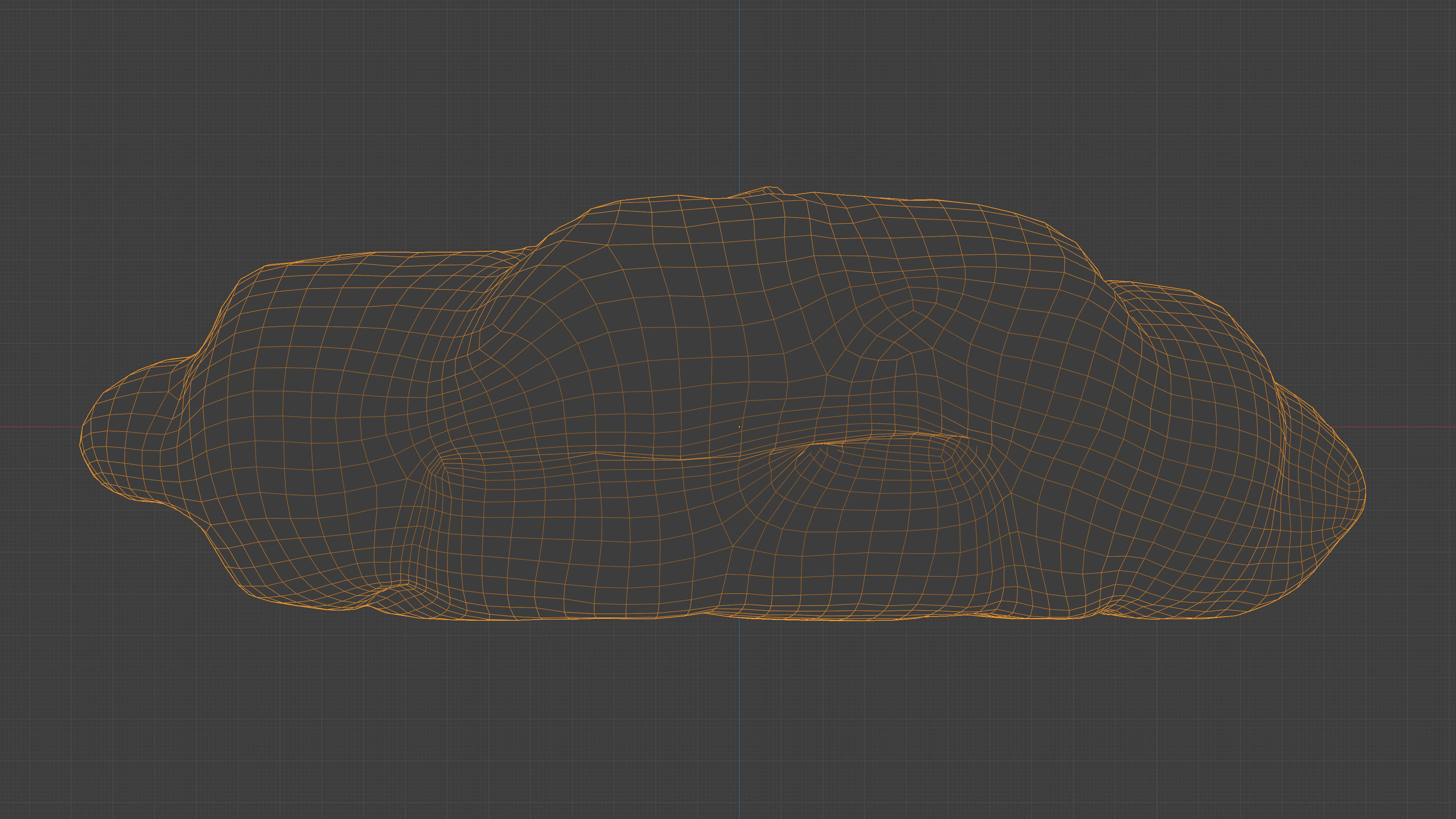 Photorealistic 3D scan of sweet croissant Low-poly 3D model_16