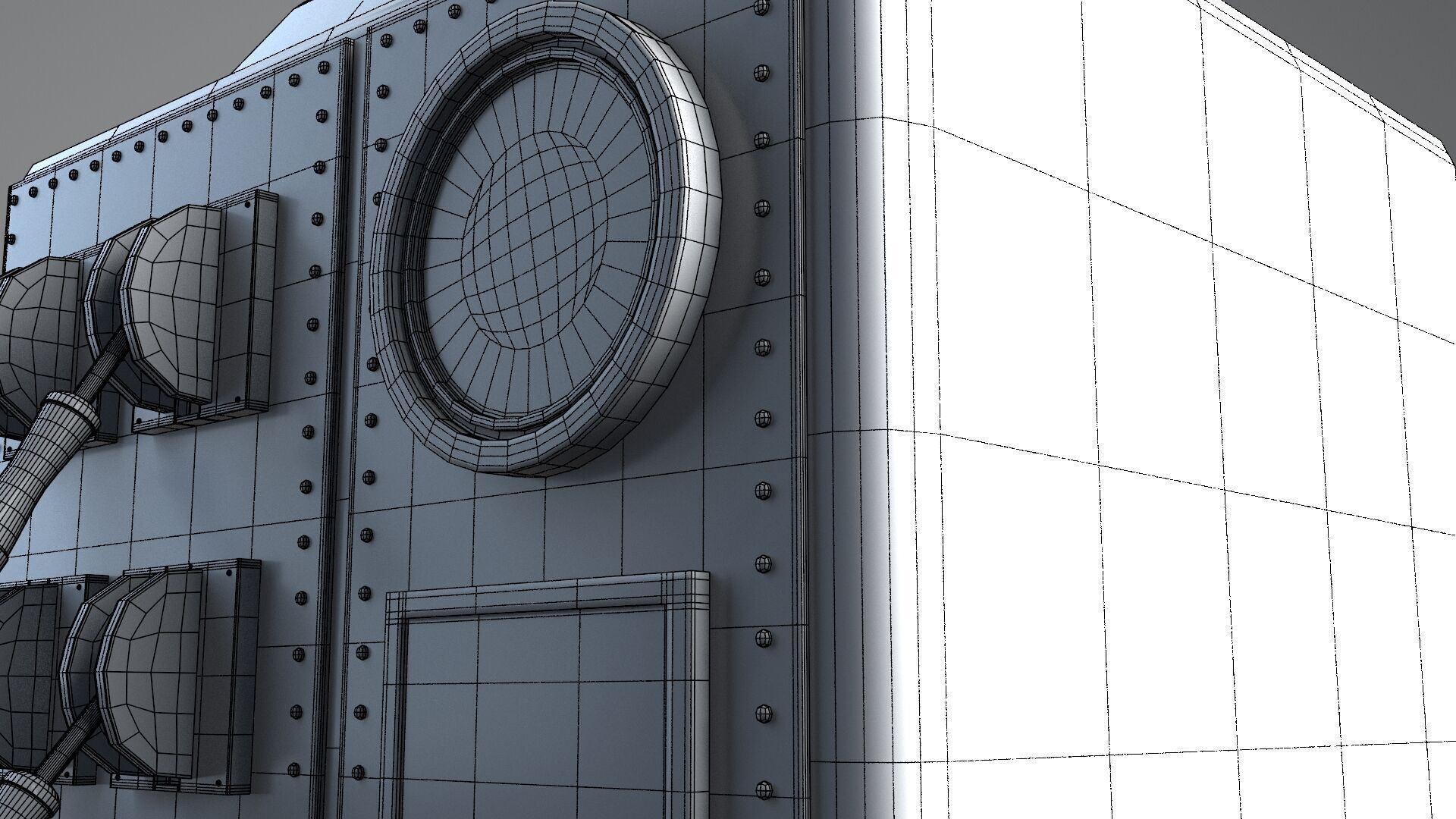 Electro Box C retro 3D model_11