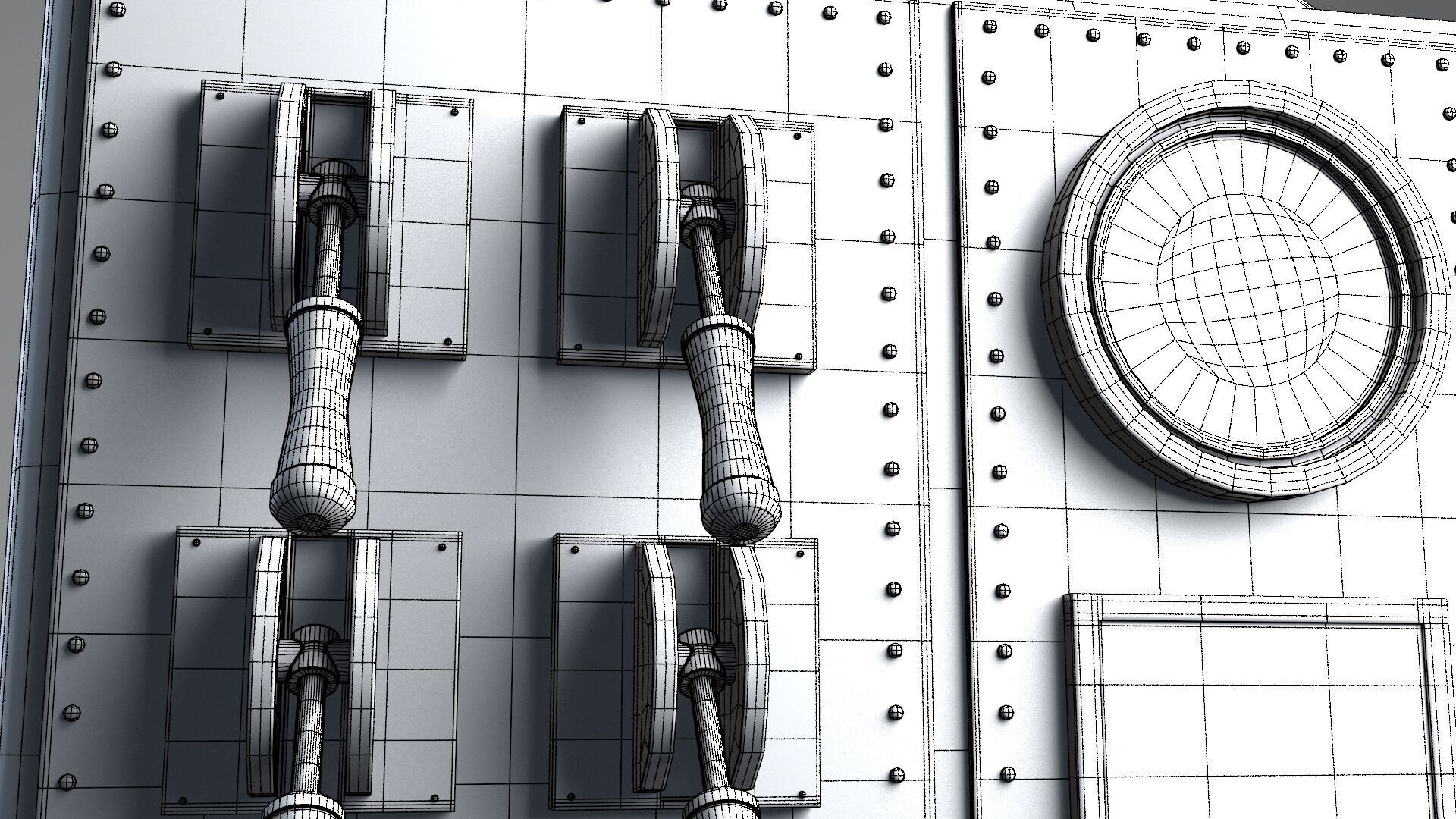 Electro Box C retro 3D model_10