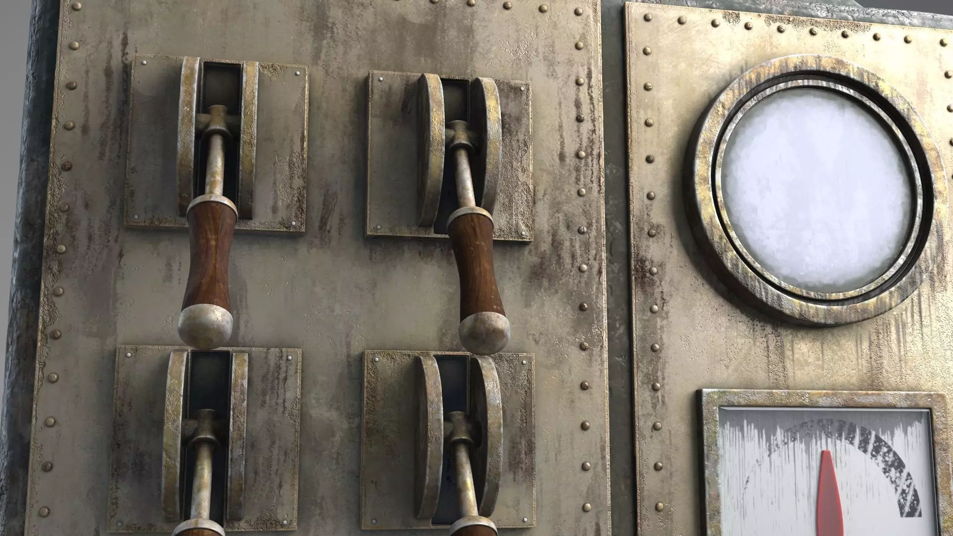 Electro Box C retro 3D model_0