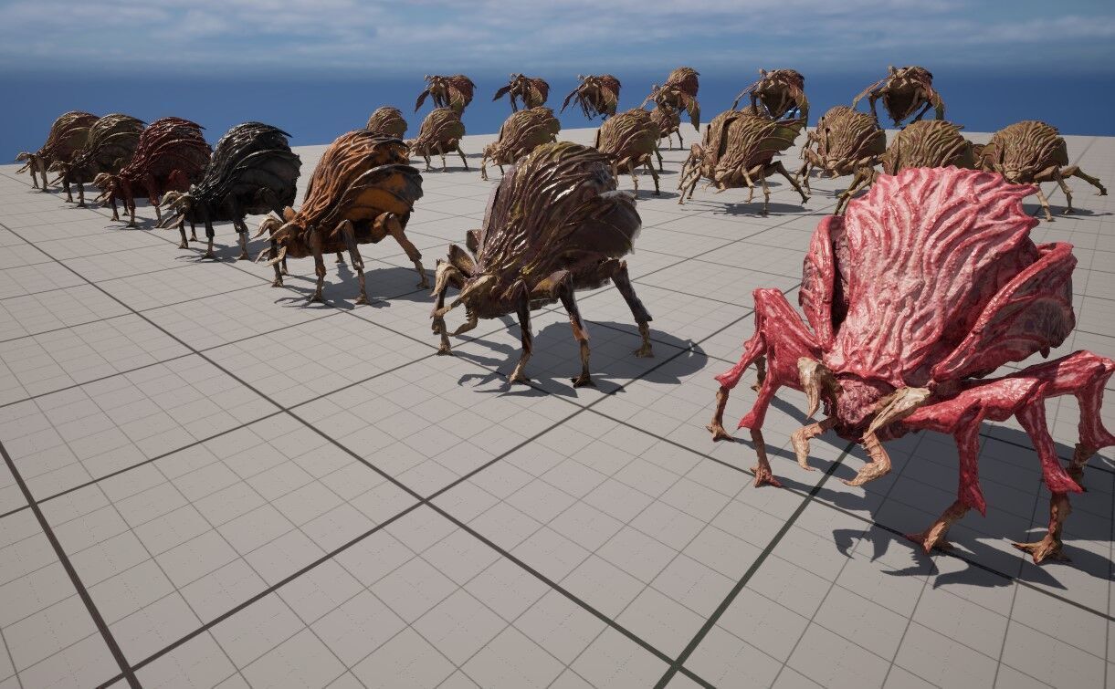 WoodenBug Low-poly 3D model_4