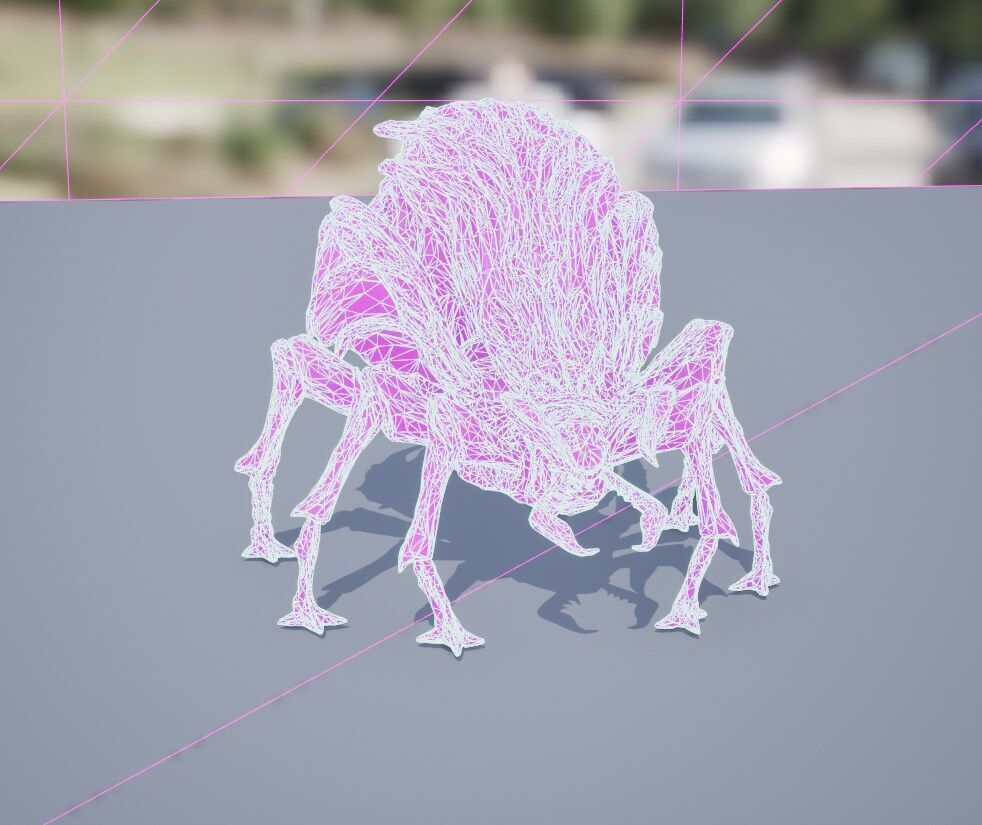 WoodenBug Low-poly 3D model_5