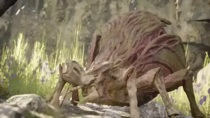 WoodenBug Low-poly 3D model WoodenBug Low-poly 3D model