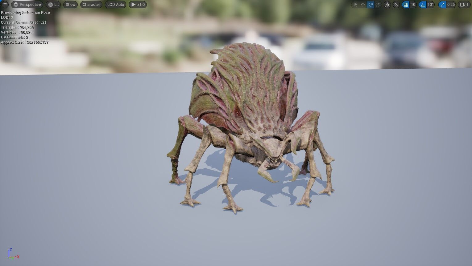 WoodenBug Low-poly 3D model_3