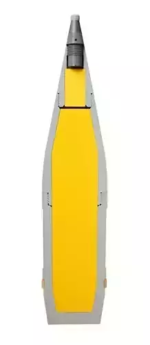 Model of the OF 25 152mm  artillery shell  In section