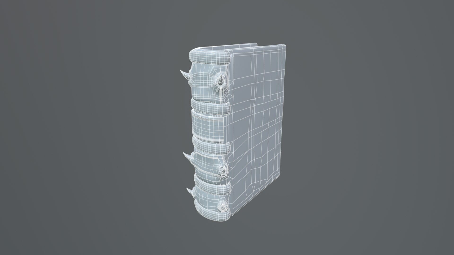 3D Demonic Spellbook Stylized Fantasy Book Low-poly 3D model_9