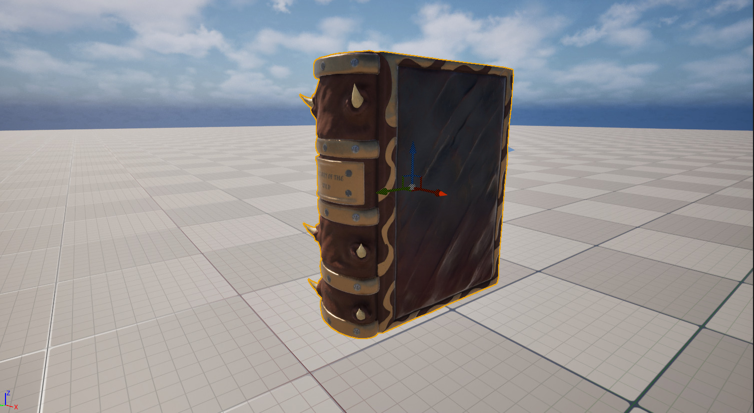 3D Demonic Spellbook Stylized Fantasy Book Low-poly 3D model_8