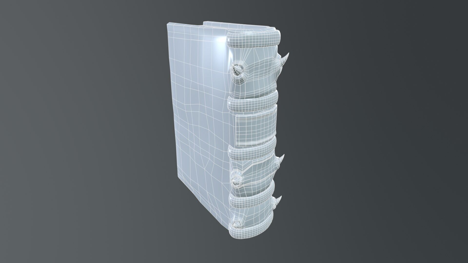 3D Demonic Spellbook Stylized Fantasy Book Low-poly 3D model_10