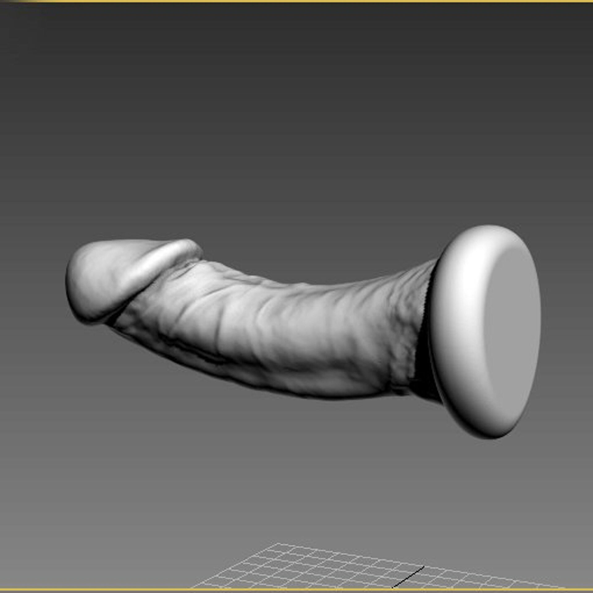 Realistic Penis 18 scanned 3D print model_2