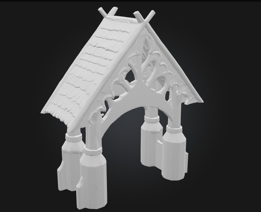 Viking Pavilion  Rugged Shelter of the Norse Clans 3D model_9
