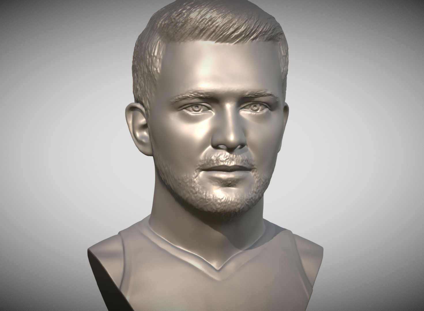 Luka Doncic bust 3D print model_9