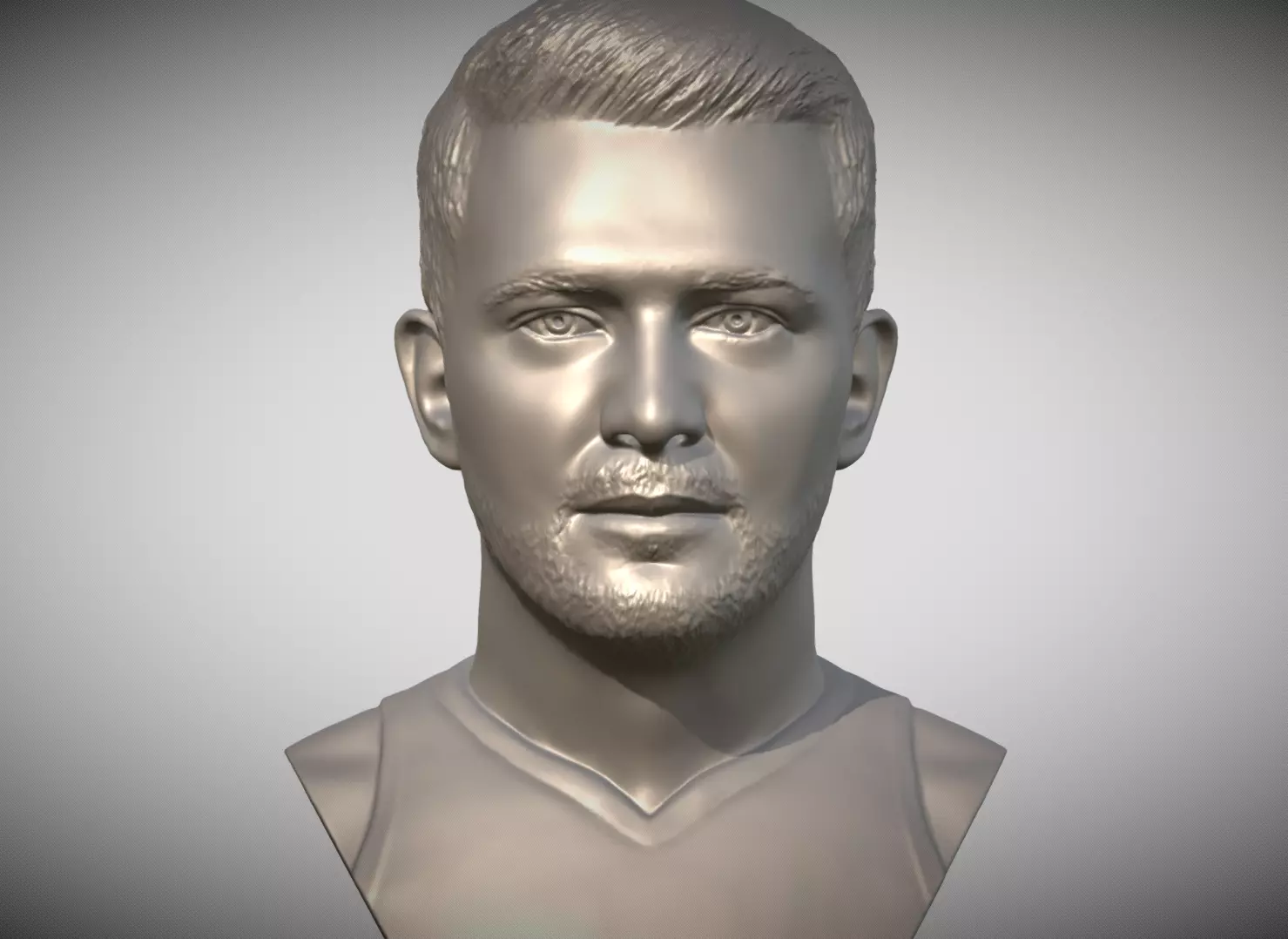Luka Doncic bust 3D print model_0