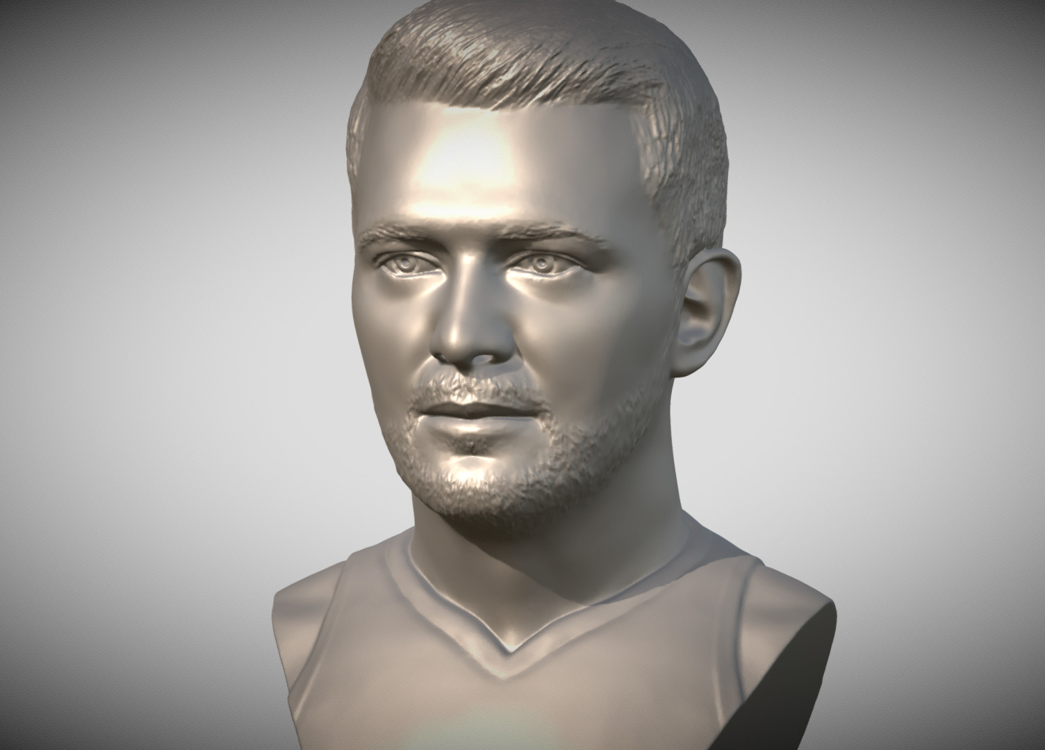 Luka Doncic bust 3D print model_1