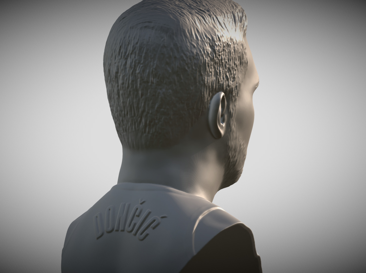 Luka Doncic bust 3D print model_6
