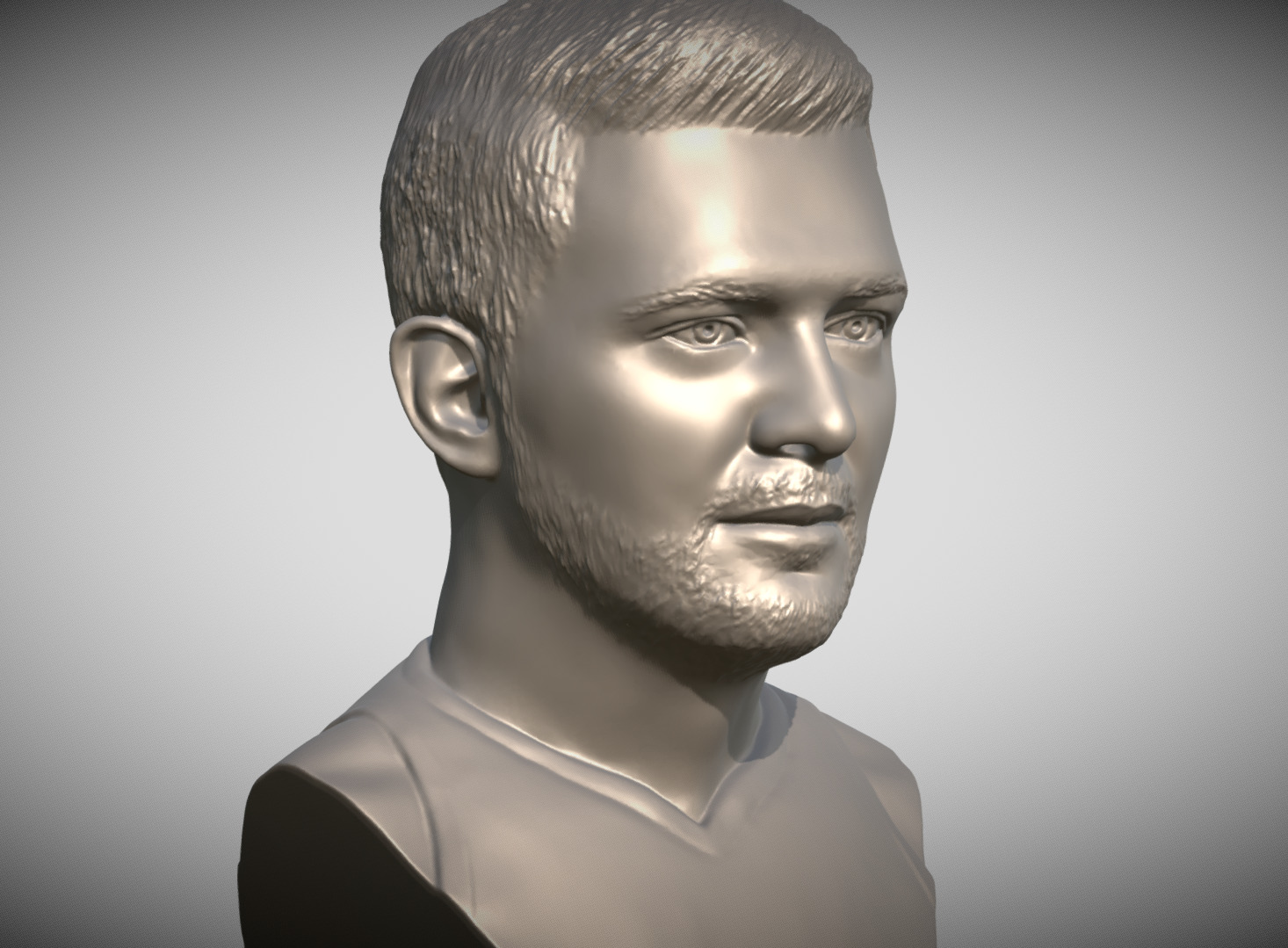Luka Doncic bust 3D print model_8
